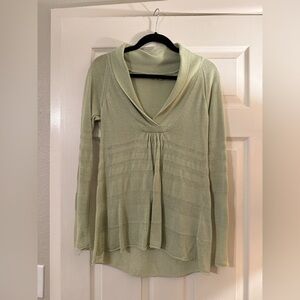 Light Green Long Sleeve Sweater